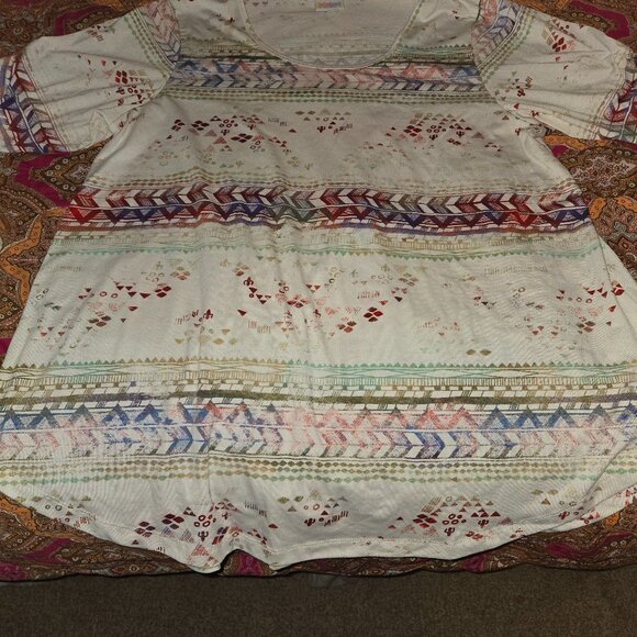 Scoop Neck short sleeve swing Tee - Picture 1 of 2